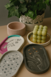 Podstawka owalna z gipsu polimerowego